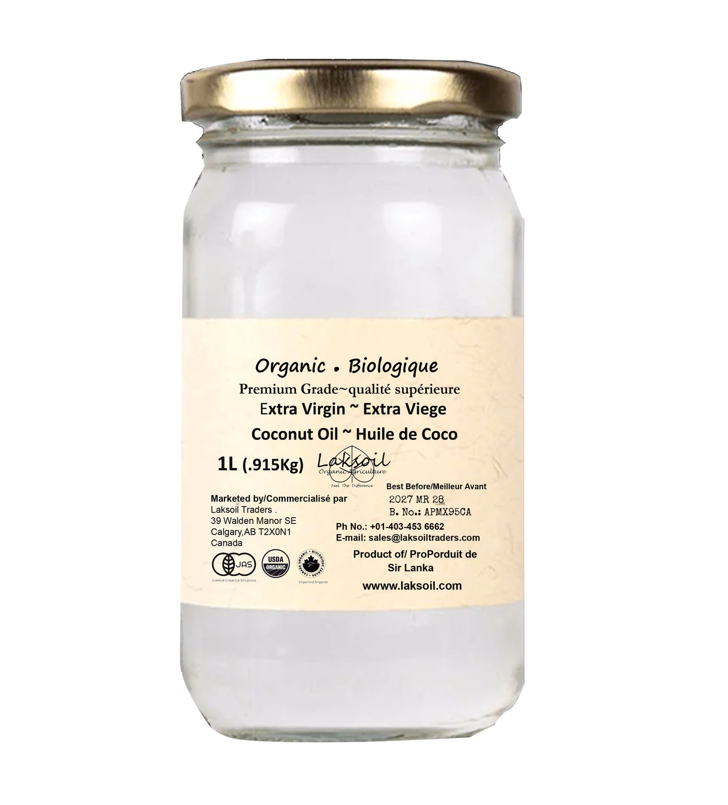 Organic Ceylon Coconut Extra Virgin