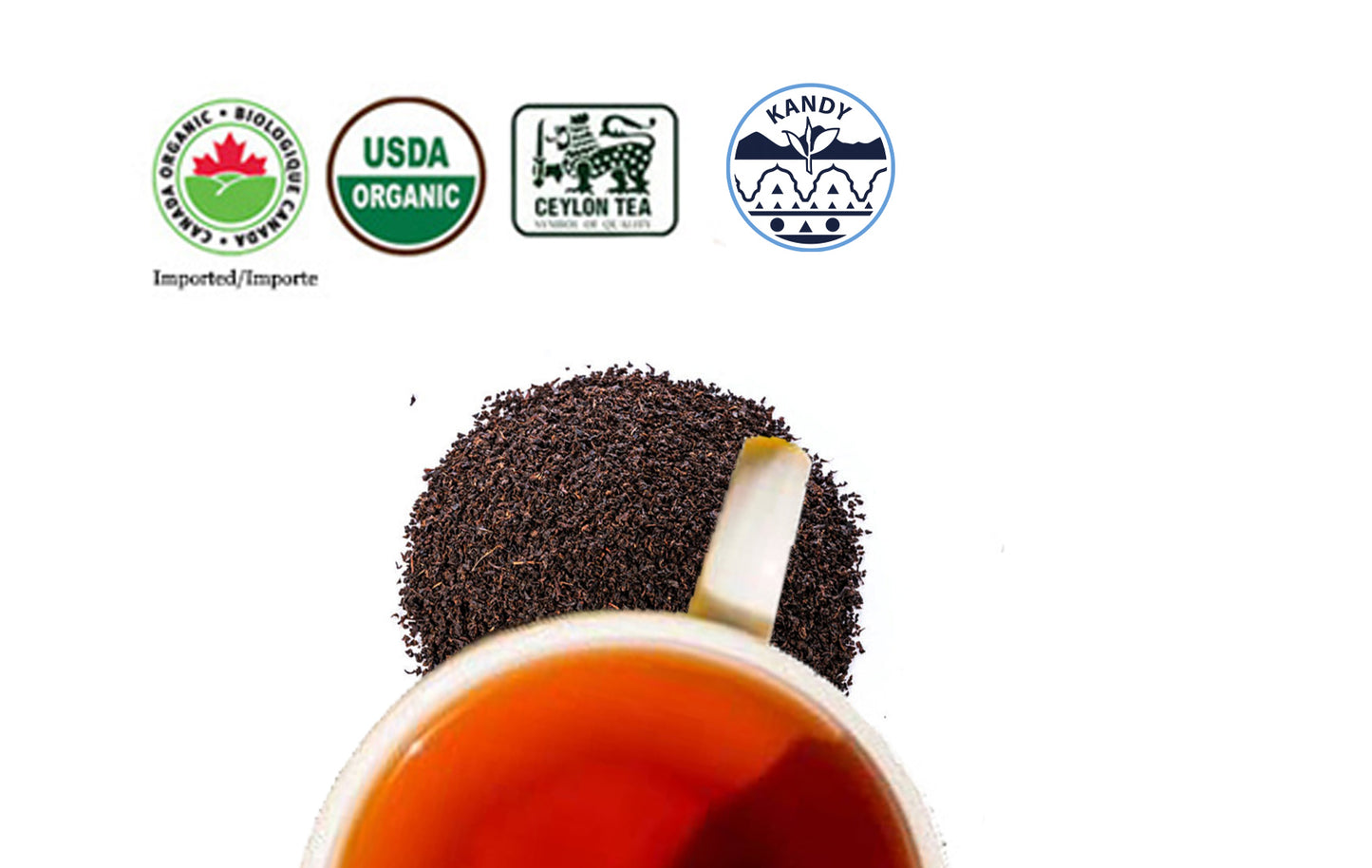 Organic Pure Ceylon Black BOPF Premium semi-leafy Tea-Uva Tea -114g/4oz