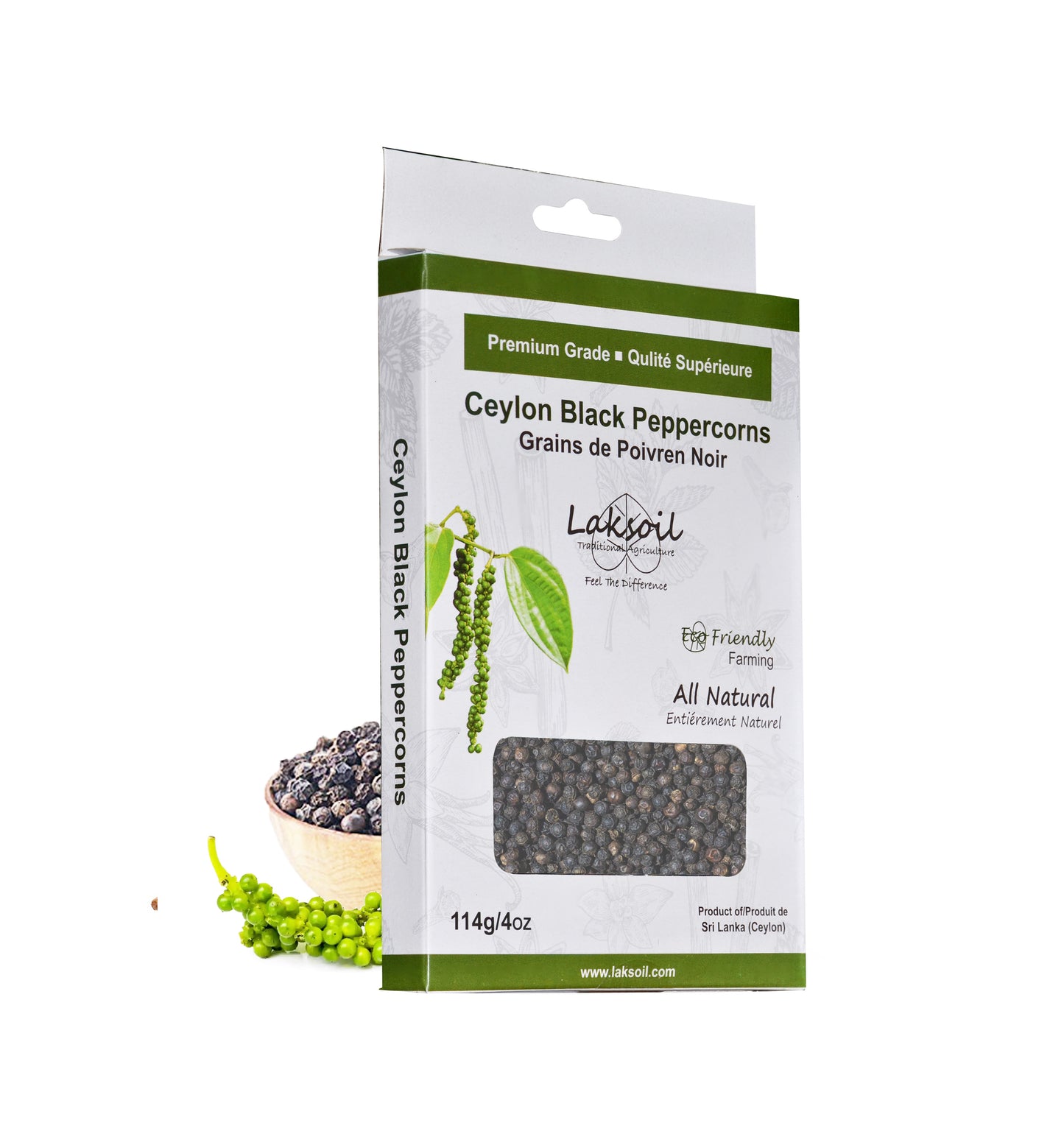 Eco-friendly Ceylon Black Peppercrons 114g/4oz