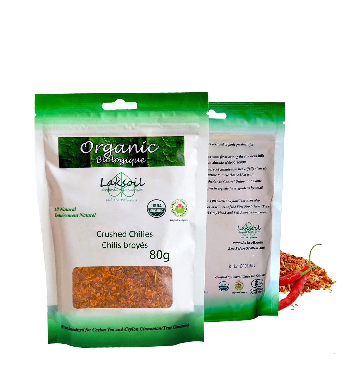 Organic Ceylon Crashed Chilli