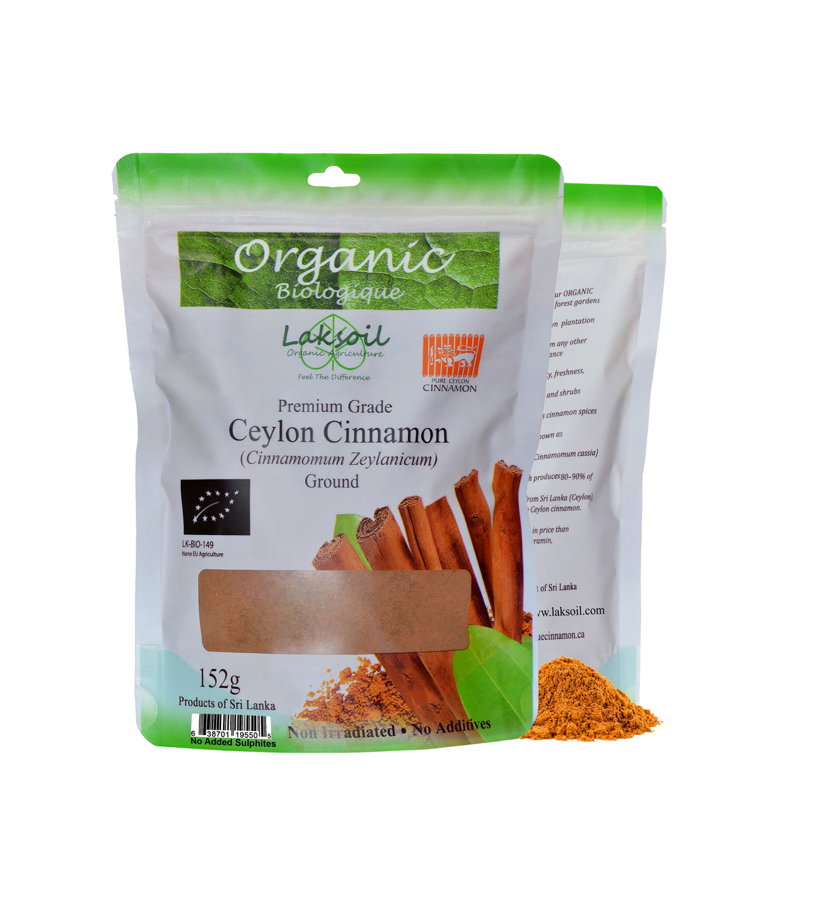 Organic Ceylon Cinnamon Premium Grade Powder – Lakshop