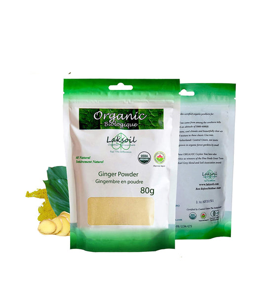 Organic Ceylon Ginger Powder 80g/2.86oz