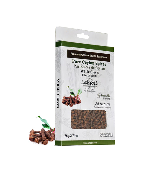 Eco-friendly Ceylon Whole Cloves 76g/2.71oz