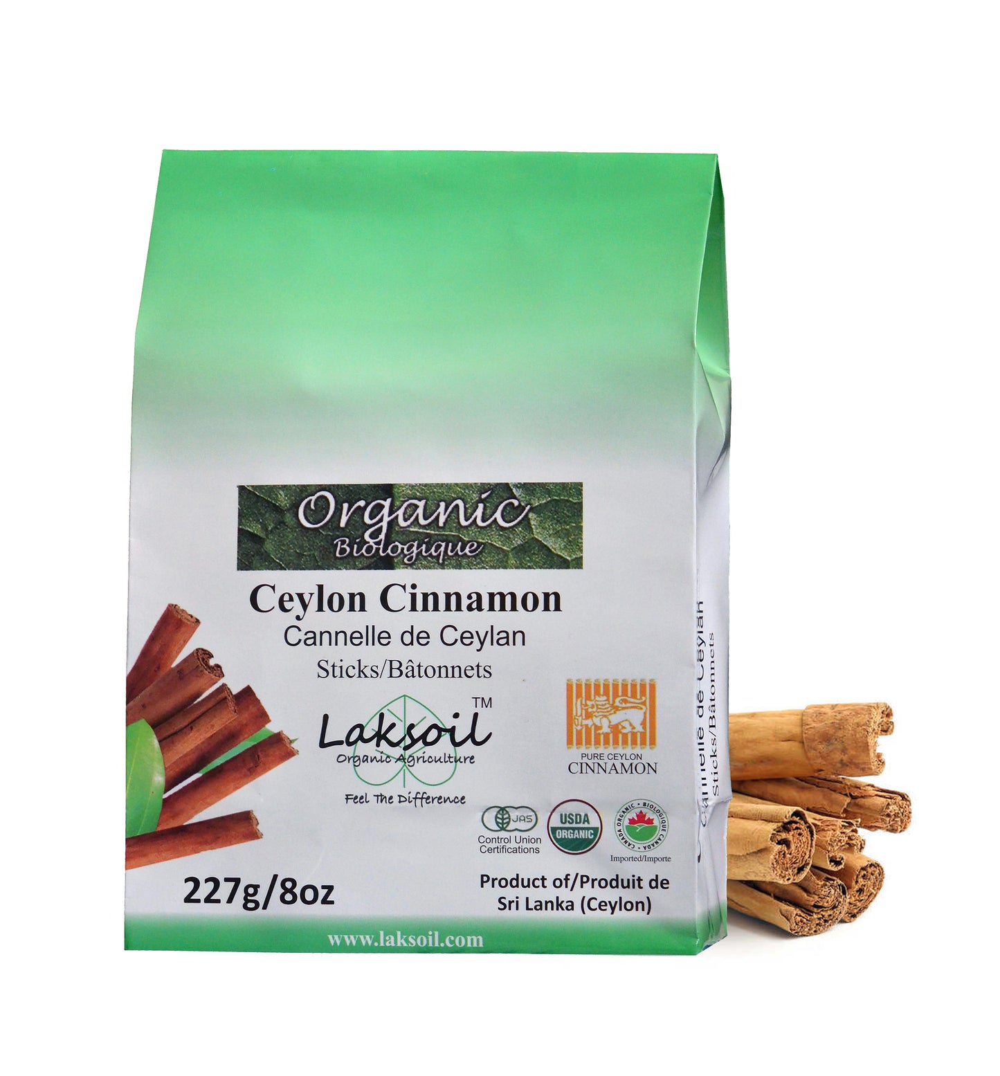 Organic Ceylon Cinnamon Premium Grade Sticks