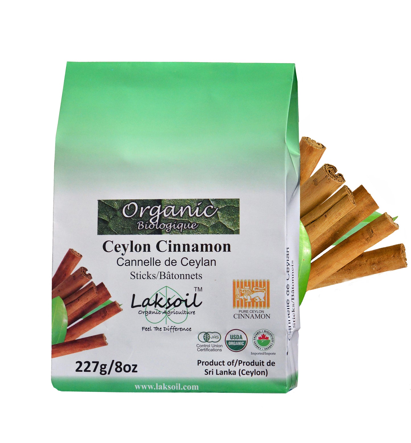 Organic Ceylon Cinnamon Premium Grade Sticks