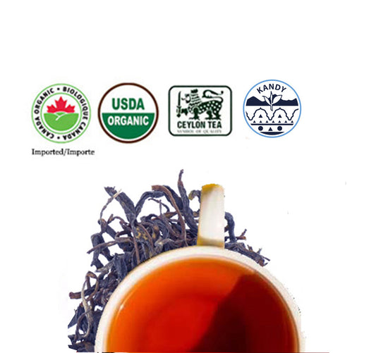 Organic Pure Ceylon Black OP (Big Leaves) Premium leafy Tea-Kanday Tea