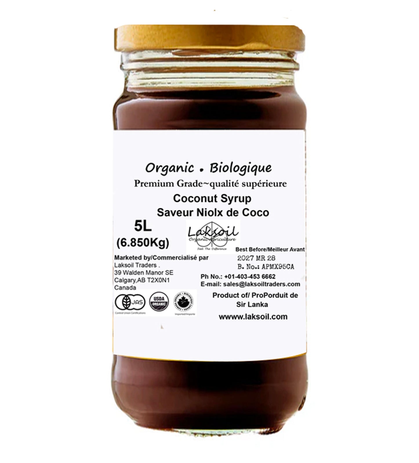 Organic Ceylon Coconut Syrup