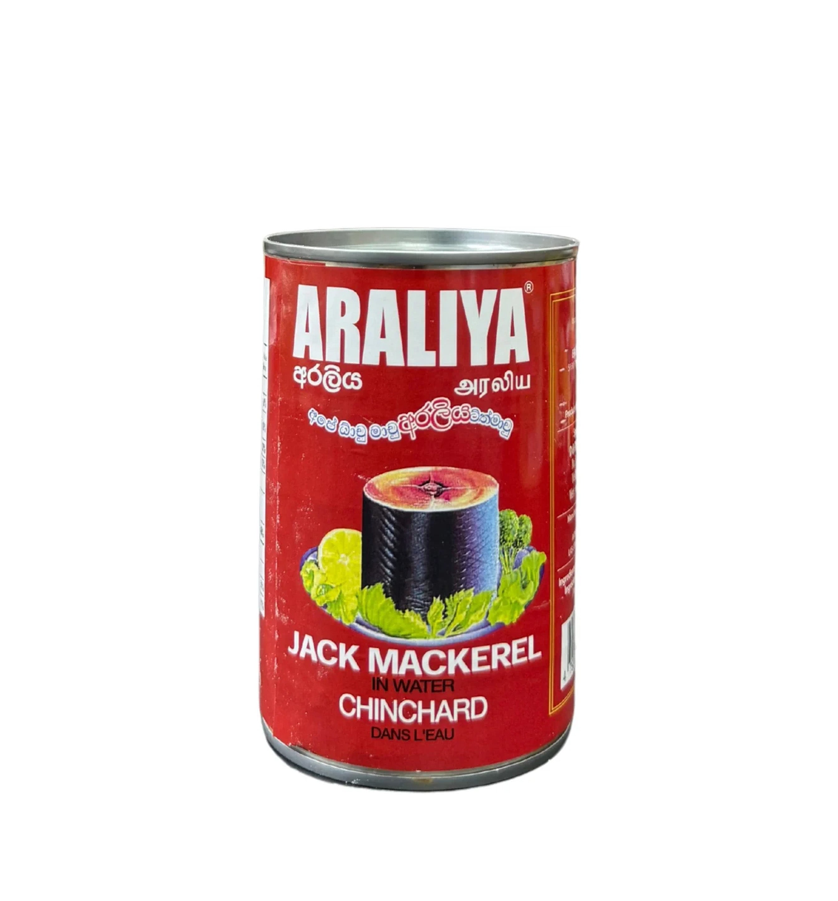 Araliya Jack Mackerel Canned Fish 425g (NET Wt.) in Brine – Lakshop