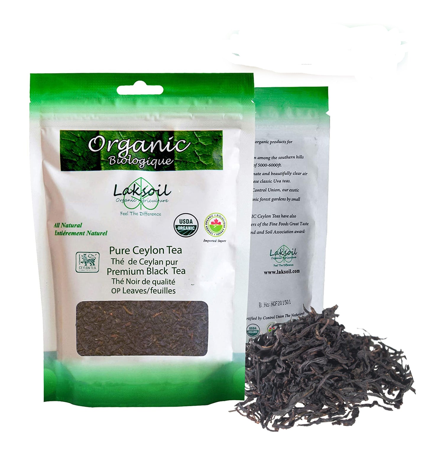 Organic Pure Ceylon Black OP (Big Leaves) Premium leafy Tea-Kanday Tea