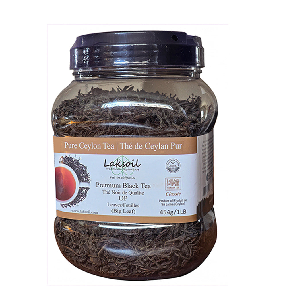 Pure Ceylon Black OP Premium Big Leaves Tea 1LB/454g Bottle -Sabaragumuwa Tea