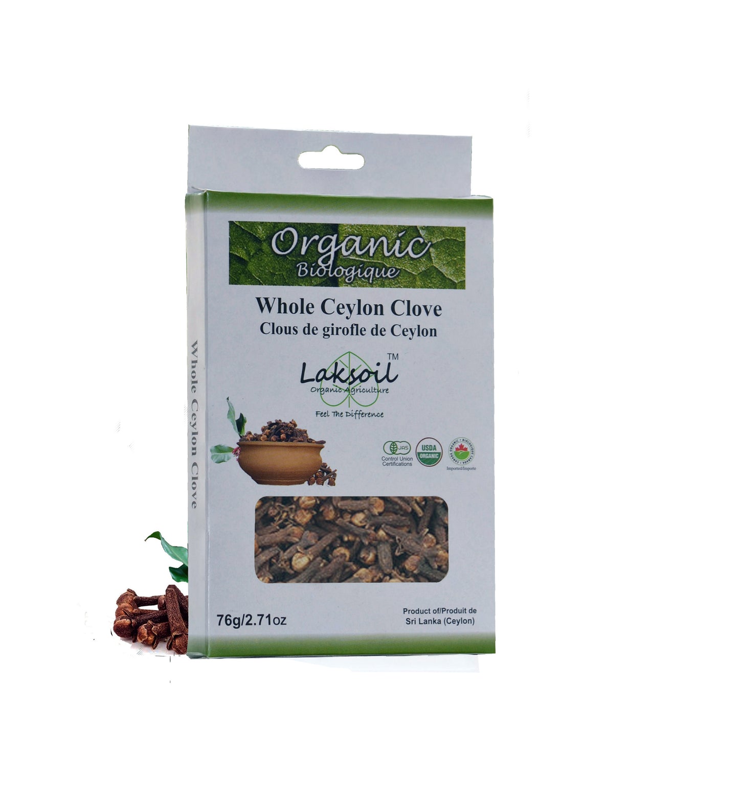 Organic Ceylon Whole Cloves 76g/2.71oz
