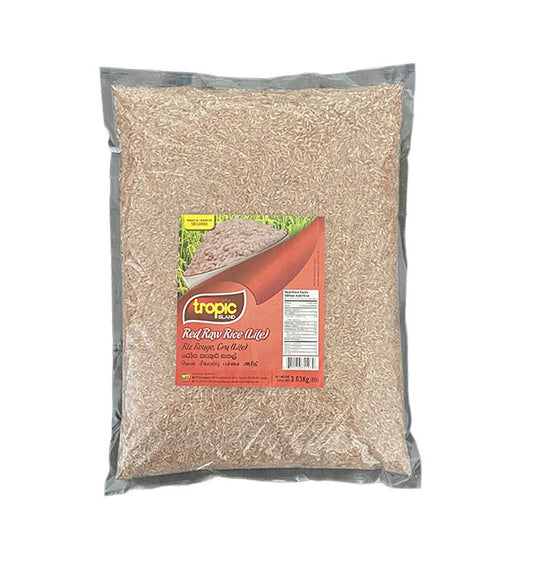 Tropic Island Sri Lankan Rosa Kakulu (Lite) Red Rice-Parboiled 8LB/3.632Kg