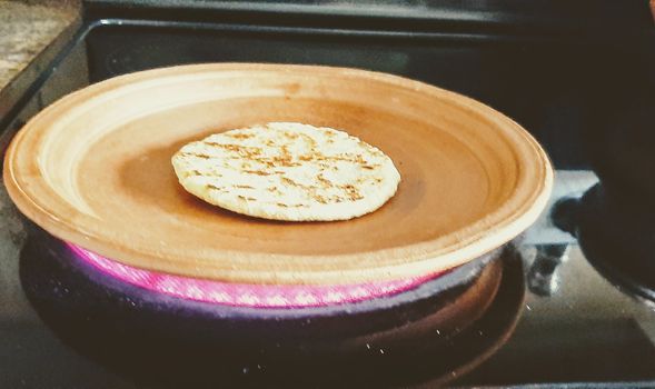 Heat-resistant Sri Lankan Clay Roti  Plate 10 Inch-Feels the taste of the nature.
