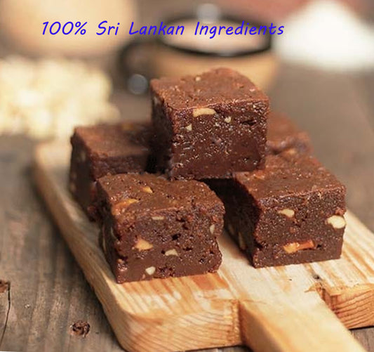 Sri Lankan  Kalu Dodol with Cashew Nuts (Vacuum Seal Packed)